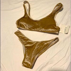 Zaful tan bikini large